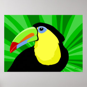 Toucan konst poster och skrivar ut