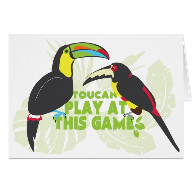 Toucan kort (Framsidan Horizontal)