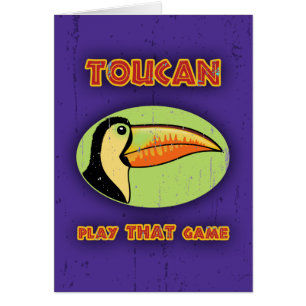Toucan lek SOM spelar Hälsningskort