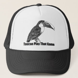 Toucan lek som spelar keps