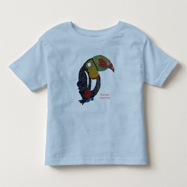 Toucan Mosaic Anpassade Småbarn T-Shirt (Framsida)