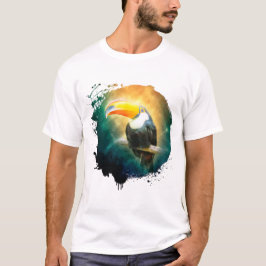 Toucan Oiseau Animal Vie Sauvage Forêt Nature T Shirt
