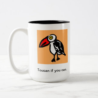 Toucan, om du kan råna Två-Tonad mugg