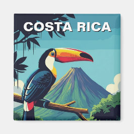 Toucan på Arenal Volcano Costra Rica Travel Magnet