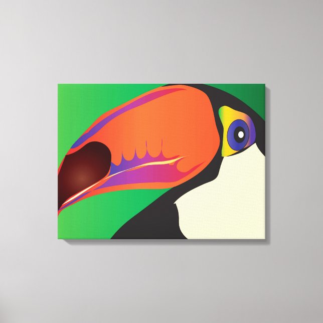 TOUCAN PÅ CANVAS (Framsida)