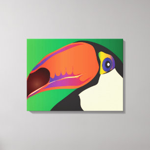 TOUCAN PÅ CANVAS