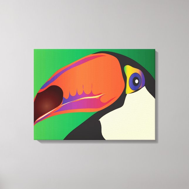 TOUCAN PÅ CANVAS (Framsida)