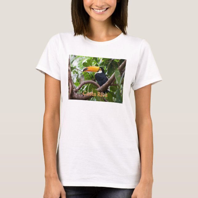 Toucan på den grenfågelCosta Rica T-tröja Tröja (Framsida)