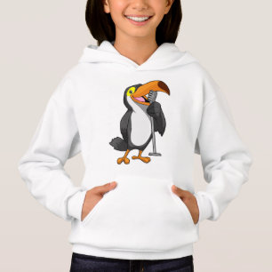 Toucan på Music med mikrofon T Shirt