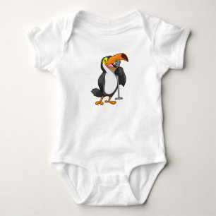 Toucan på Music med mikrofon T Shirt
