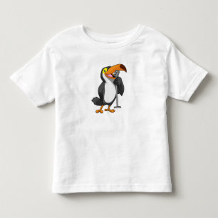 Toucan på Music med mikrofon T Shirt