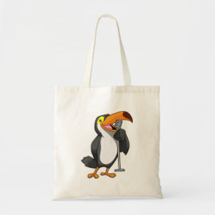 Toucan på Music med mikrofon Tygkasse