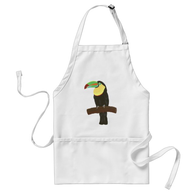 Toucan Painting by CherylsArt Förkläde (Framsidan)