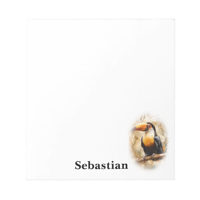 Toucan-Personlig Anteckningsblock (Framsida)