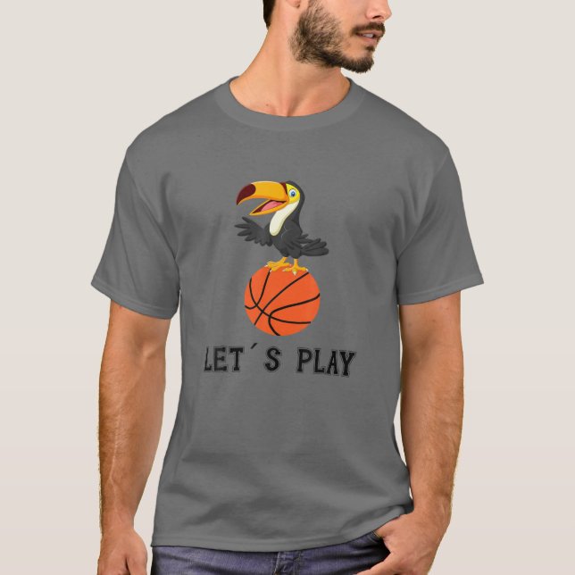 Toucan Play den där spelbasketbollen T Shirt (Framsida)