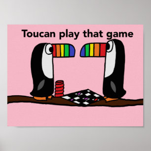 Toucan Play det spelet Poster