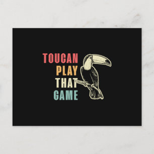 Toucan Play som spelar fågelskådare Retro Toucans Vykort