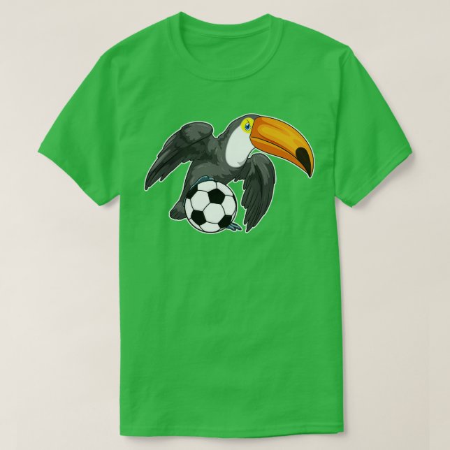 Toucan Player-fotboll T Shirt (Design framsida)