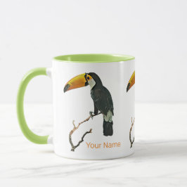 Toucan Porträtt Animal Tropical Bird Design Mugg