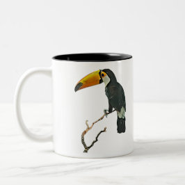 Toucan Porträtt Animal Tropical Bird Design Två-Tonad Mugg