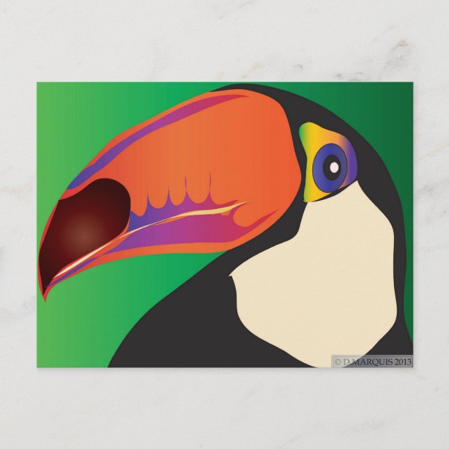 TOUCAN POSTCARD VYKORT (Framsida)