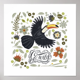 Toucan Poster: Hämta Tropikarna hem Poster