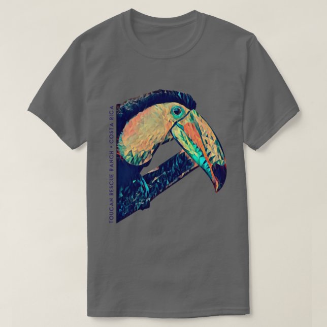 Toucan Rädding Ranch - Geometric Toucan T Shirt (Design framsida)