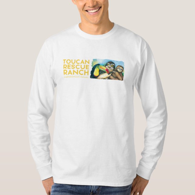 Toucan Rädding Ranch med lång Sleeve T Shirt (Framsida)