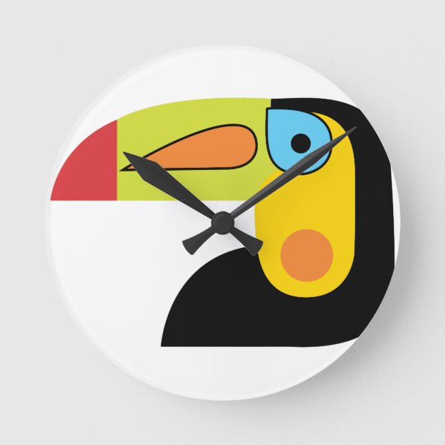 Toucan Rund Klocka (Framsida)