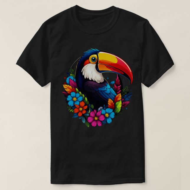 Toucan Smiling T Shirt (Design framsida)