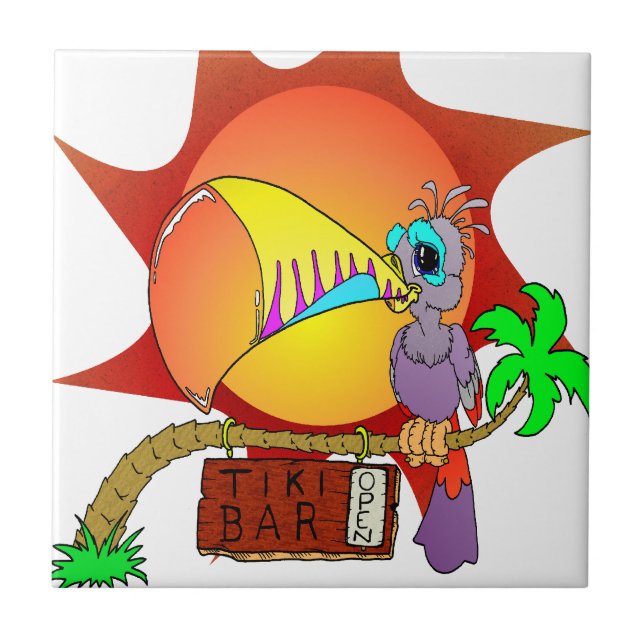 Toucan Sol Kakelplatta (Framsidan)