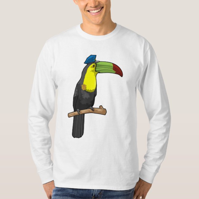 Toucan som polis t shirt (Framsida)