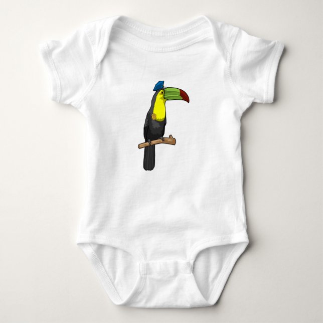 Toucan som polis t shirt (Framsida)