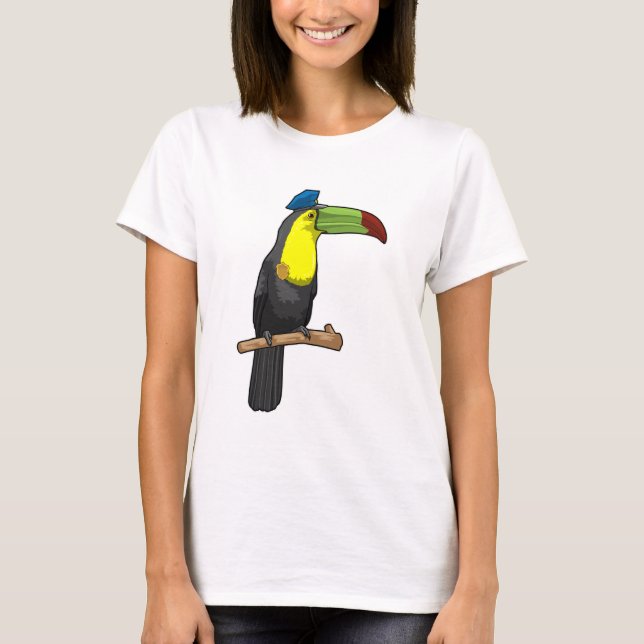 Toucan som polis t shirt (Framsida)