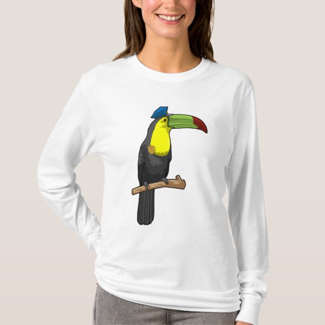 Toucan som polis t shirt (Framsida)