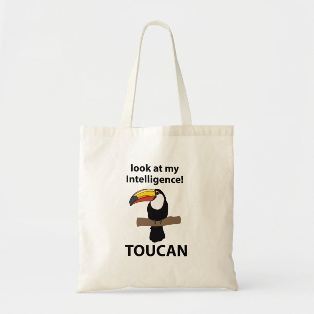 Toucan Toco Bird Funny Tygkasse (Framsidan)
