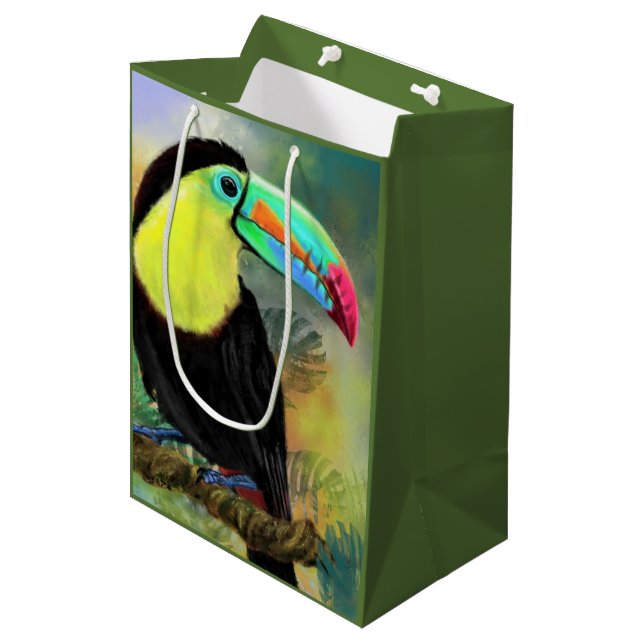 Toucan Toco presentpåse (Framsidan Vinklad)