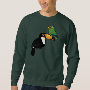 Toucan torn sweatshirt