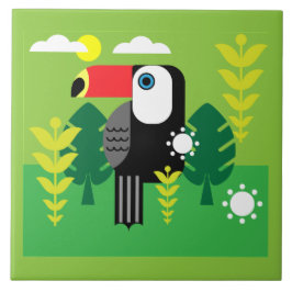 Toucan Tropical Bird Kakelplatta