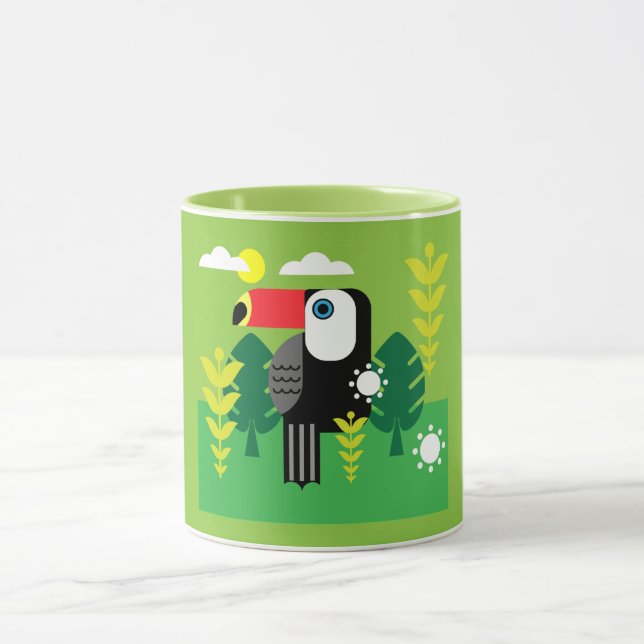 Toucan Tropical Bird Mugg (Center)