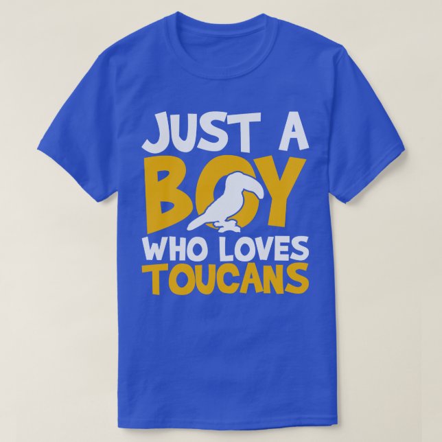 Toucan Tropical Bird Toucan Älskare T Shirt (Design framsida)