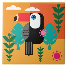 Toucan Tropical Birds Kakelplatta
