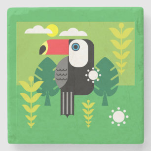 Toucan Tropical Birds Stenunderlägg