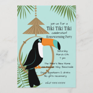 Toucan Tropical-inbjudan Inbjudningar