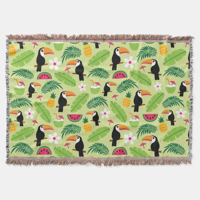Toucan Tropical Summer Filt (Framsidan)