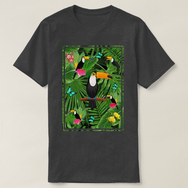 Toucan-tropik T Shirt (Design framsida)