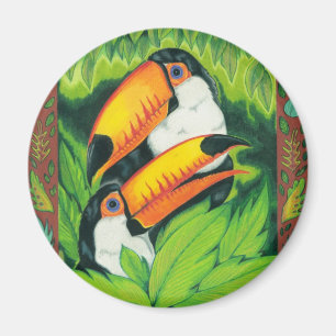 Toucan tropikernamagnet magnet