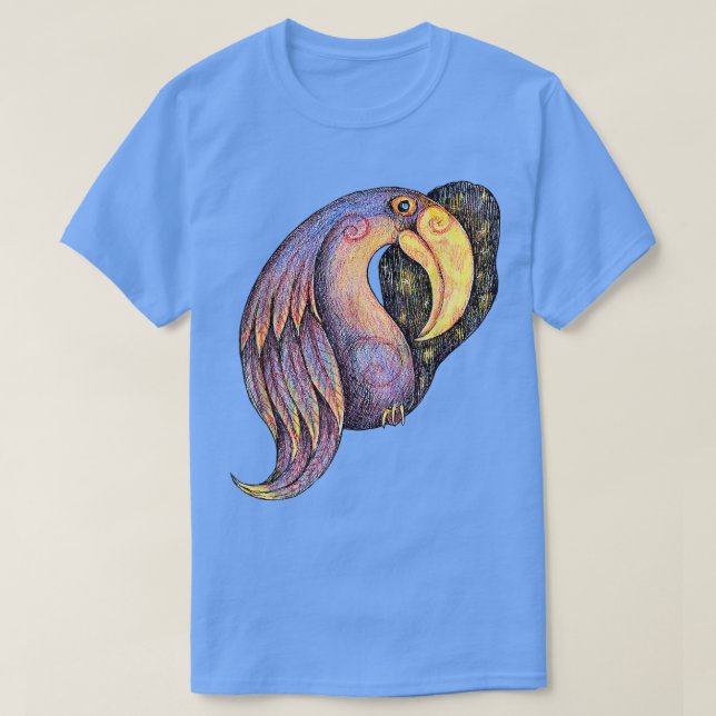 Toucan Tshirt, Fairy Toucan Art Tee, Toucan Älskar T Shirt (Design framsida)