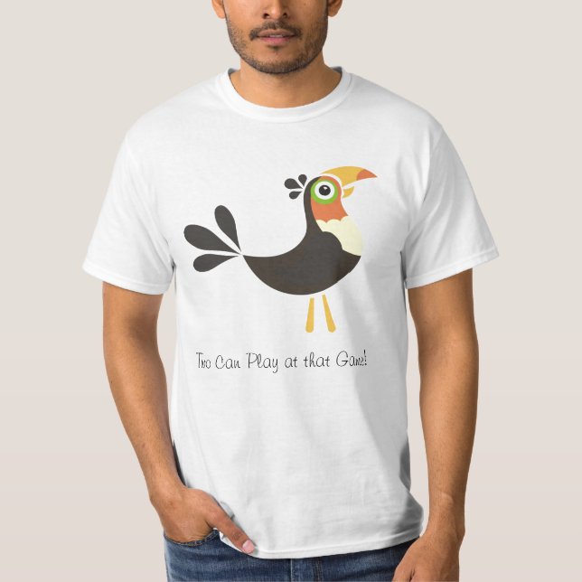 Toucan två kan leka på den lek! tee (Framsida)