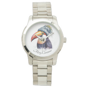 Toucan Winter Vibes, anpassningsbar Armbandsur